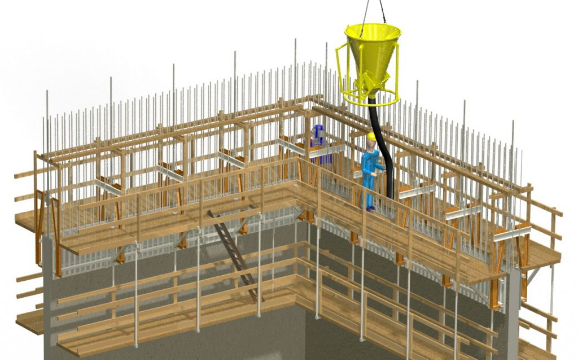 bunker coffrage glissant | Génie civil
